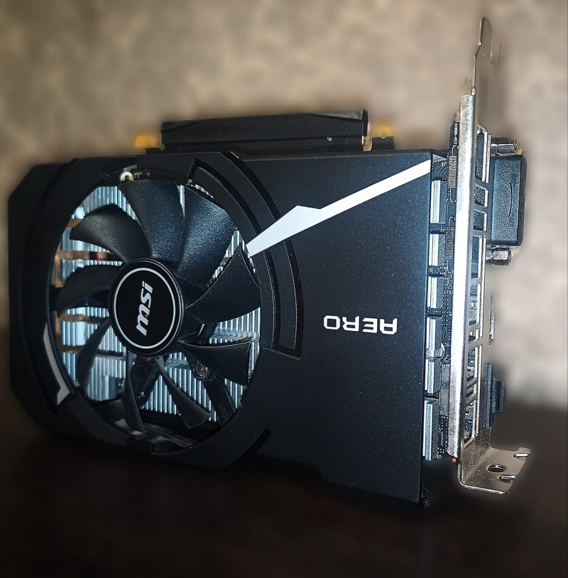 Видеокарта gtx 1650 MSI GeForce Aero